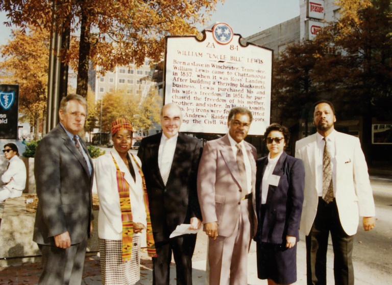 ASSIST BY BLUE CROSS BLUE SHIELD LED TO  HISTORICAL MARKER: William ‘Uncle Bill’ Lewis