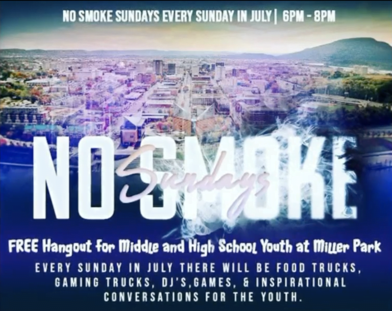 Cempa Community Care and The City of Chattanooga, in Partnership with The Lighthouse Collective, Present: No Smoke Sunday’s
