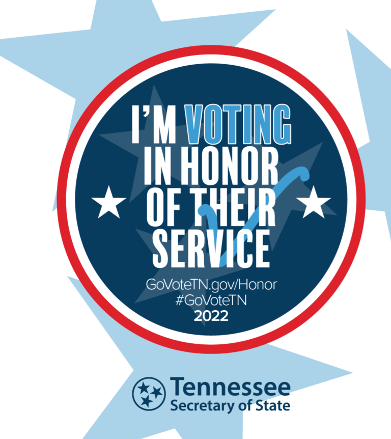 Tennesseans Can Honor a Service Member with their Vote in the Nov. 8 Election