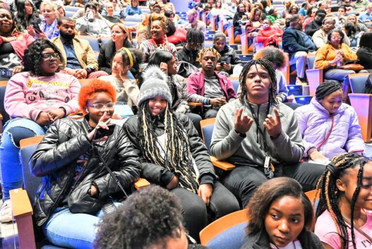 Dr. Angela Davis speaks to full house during MLK Day event
