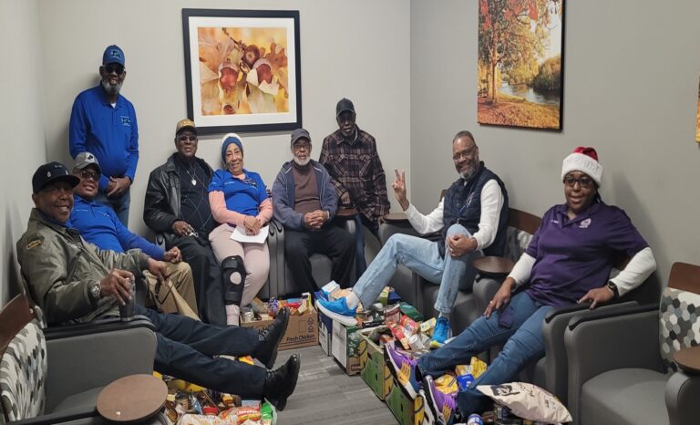 Veterans Center Conducts Successful Food Drive