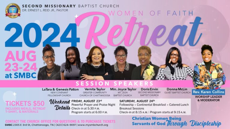 Women of Faith at SMBC to host 2024 WOMEN’S RETREAT